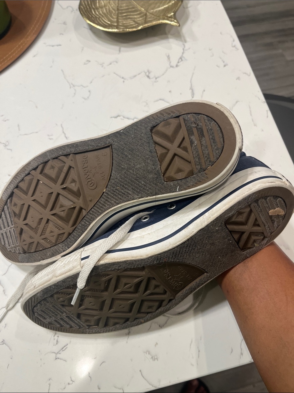 Converse High Top Sneakers - Navy & White - Picture 5 of 5